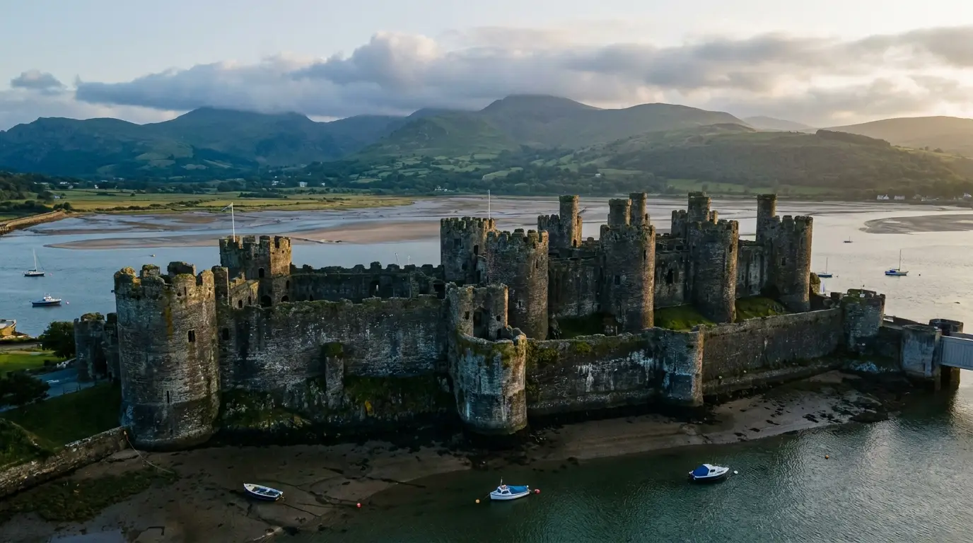 Welsh coastal castle managed by CADW
